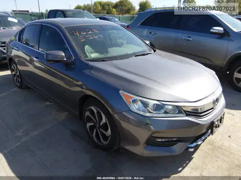 2016 Honda Accord Ex-L VIN 1HGCR2F82GA207023 фото 2