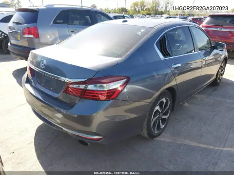 2016 Honda Accord Ex-L VIN 1HGCR2F82GA207023 фото 5