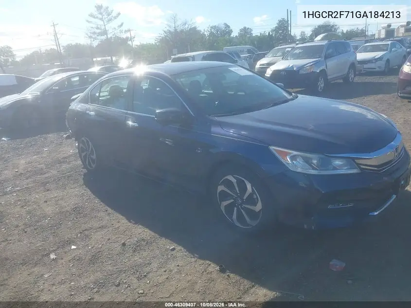 2016 Honda Accord Ex VIN 1HGCR2F71GA184213 фото 2