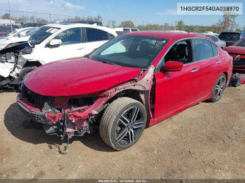 2016 Honda Accord Sport VIN 1HGCR2F54GA038970 фото 3