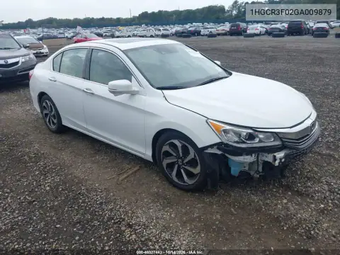 1HGCR3F02GA009879 — 2016 Honda Accord, фото 2 с аукциона IAAI, Левый бок