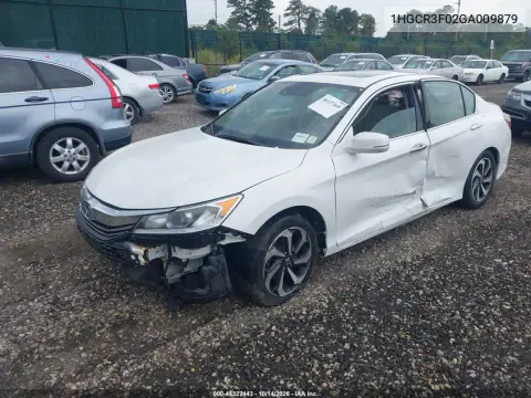 1HGCR3F02GA009879 — 2016 Honda Accord, фото 3 с аукциона IAAI, Левый бок