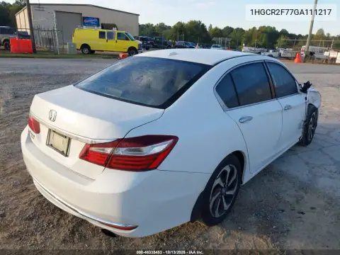 2016 Honda Accord Ex VIN 1HGCR2F77GA111217 фото 5