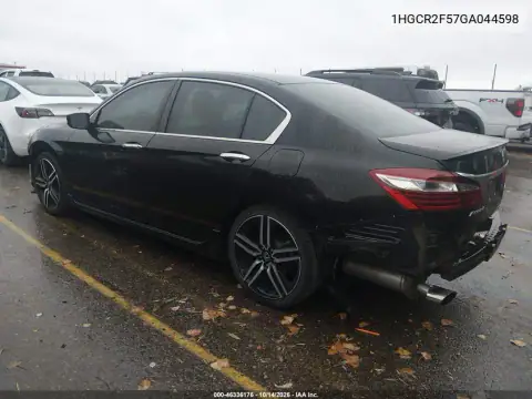 1HGCR2F57GA044598 — 2016 Honda Accord, фото 4 с аукциона IAAI, Правый бок