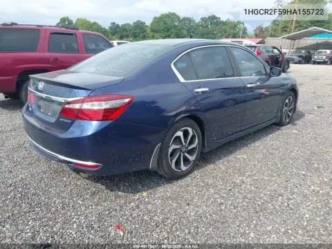 2017 Honda Accord Sport VIN 1HGCR2F59HA155722 фото 5
