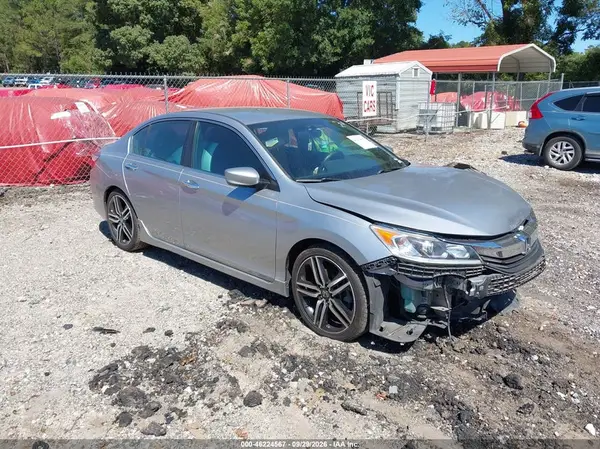 1HGCR2F53HA141525 — 2017 Honda Accord, Передняя часть (Front End), фото до ремонта