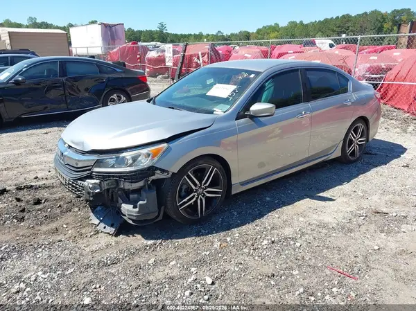 1HGCR2F53HA141525 — 2017 Honda Accord, фото 2 с аукциона IAAI, Передняя часть
