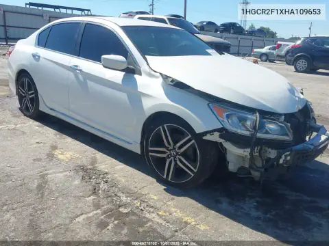 2017 Honda Accord Sport Se VIN 1HGCR2F1XHA109653 фото 1