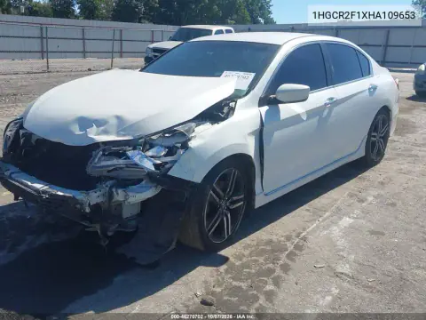 2017 Honda Accord Sport Se VIN 1HGCR2F1XHA109653 фото 2
