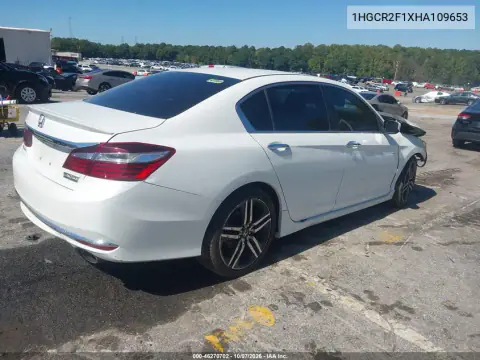 2017 Honda Accord Sport Se VIN 1HGCR2F1XHA109653 фото 4