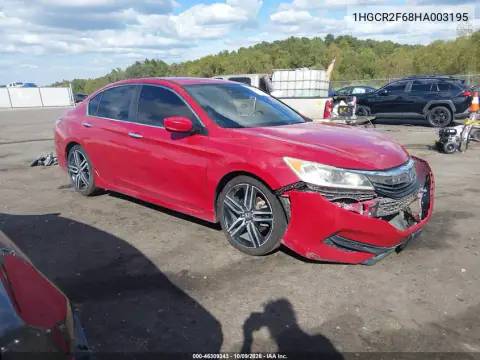 2017 Honda Accord Sport VIN 1HGCR2F68HA003195 фото 1