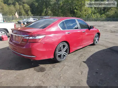 2017 Honda Accord Sport VIN 1HGCR2F68HA003195 фото 4
