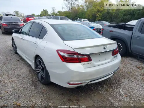 2017 Honda Accord Sport Se VIN 1HGCR2F14HA103430 фото 4