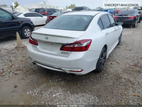 2017 Honda Accord Sport Se VIN 1HGCR2F14HA103430 фото 5