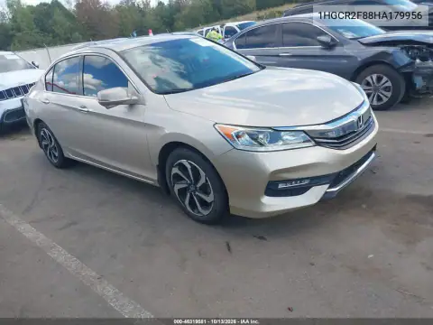 1HGCR2F88HA179956 — 2017 Honda Accord, Повреждения снизу, фото до ремонта