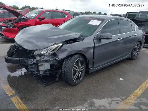 2017 Honda Accord Touring V6 VIN 1HGCR3F95HA030287 фото 2