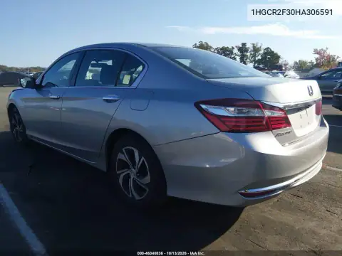 1HGCR2F30HA306591 — 2017 Honda Accord, фото 4 с аукциона IAAI, Передняя часть