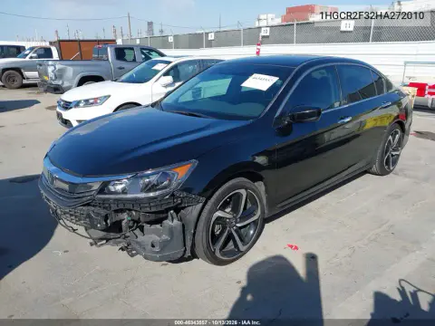 2017 Honda Accord Lx VIN 1HGCR2F32HA272010 фото 3