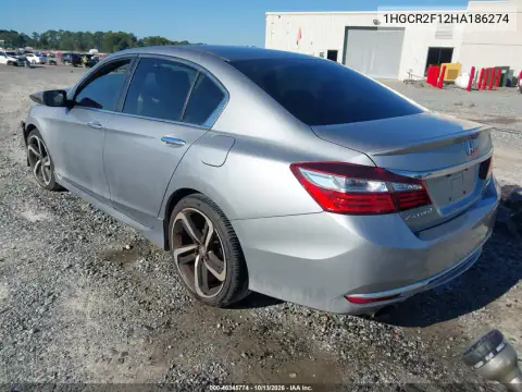 1HGCR2F12HA186274 — 2017 Honda Accord, фото 4 с аукциона IAAI, Передняя часть