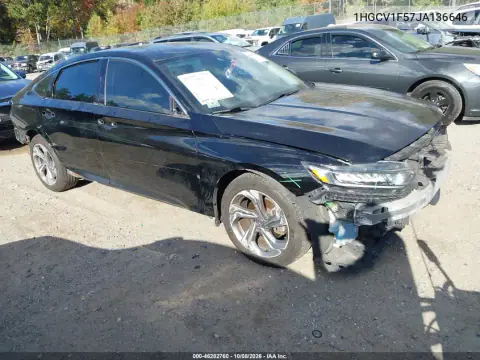 2018 Honda Accord Ex-L VIN 1HGCV1F57JA136646 фото 2