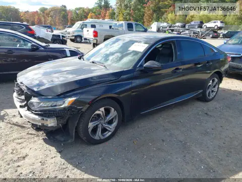 2018 Honda Accord Ex-L VIN 1HGCV1F57JA136646 фото 3