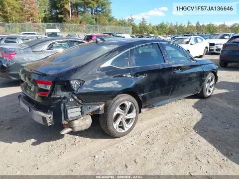 2018 Honda Accord Ex-L VIN 1HGCV1F57JA136646 фото 5