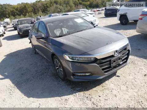 2018 Honda Accord Hybrid Touring VIN 1HGCV3F90JA011034 фото 1