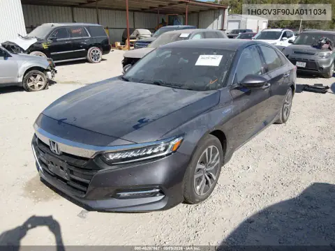 2018 Honda Accord Hybrid Touring VIN 1HGCV3F90JA011034 фото 2