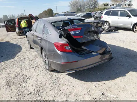 2018 Honda Accord Hybrid Touring VIN 1HGCV3F90JA011034 фото 3