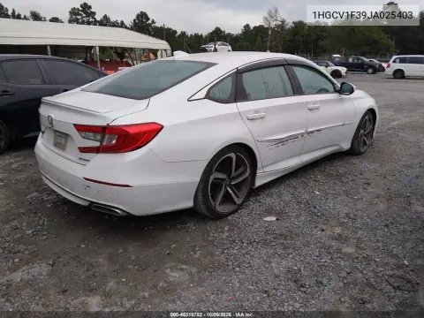 2018 Honda Accord Sport VIN 1HGCV1F39JA025403 фото 5