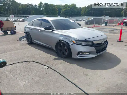 2018 Honda Accord Touring VIN 1HGCV1F97JA072448 фото 1