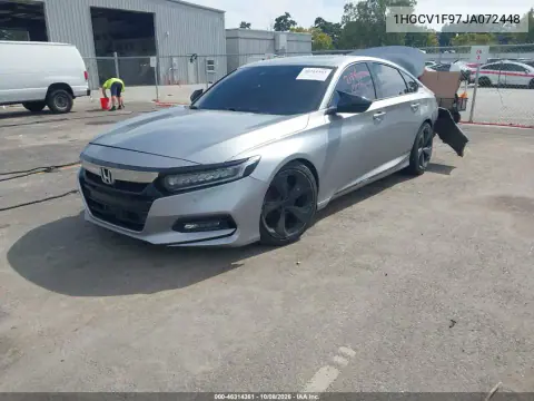 2018 Honda Accord Touring VIN 1HGCV1F97JA072448 фото 2
