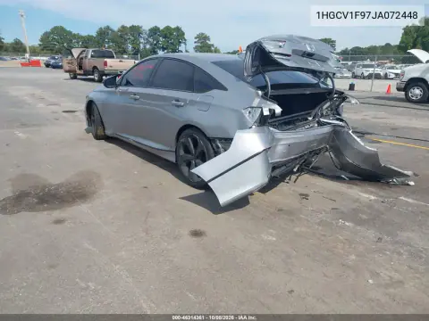 2018 Honda Accord Touring VIN 1HGCV1F97JA072448 фото 3