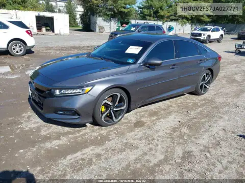 1HGCV2F37JA027771 — 2018 Honda Accord, фото 2 с аукциона IAAI, Соленая вода