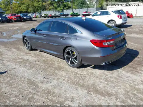 1HGCV2F37JA027771 — 2018 Honda Accord, фото 3 с аукциона IAAI, Соленая вода