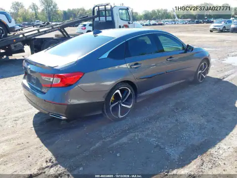 1HGCV2F37JA027771 — 2018 Honda Accord, фото 4 с аукциона IAAI, Соленая вода