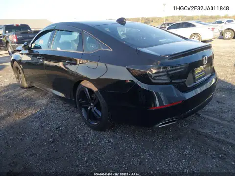 1HGCV2F32JA011848 — 2018 Honda Accord, фото 4 с аукциона IAAI, Передняя часть