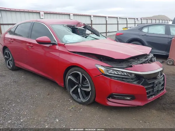 1HGCV1F37KA165466 — 2019 Honda Accord, Передняя часть (Front End), фото до ремонта