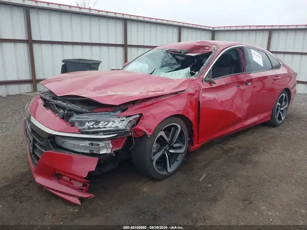 1HGCV1F37KA165466 — 2019 Honda Accord, фото 2 с аукциона IAAI, Передняя часть