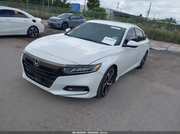 1HGCV1F34KA031272 — 2019 Honda Accord, фото 2 с аукциона IAAI 08.10.2026, Передняя часть