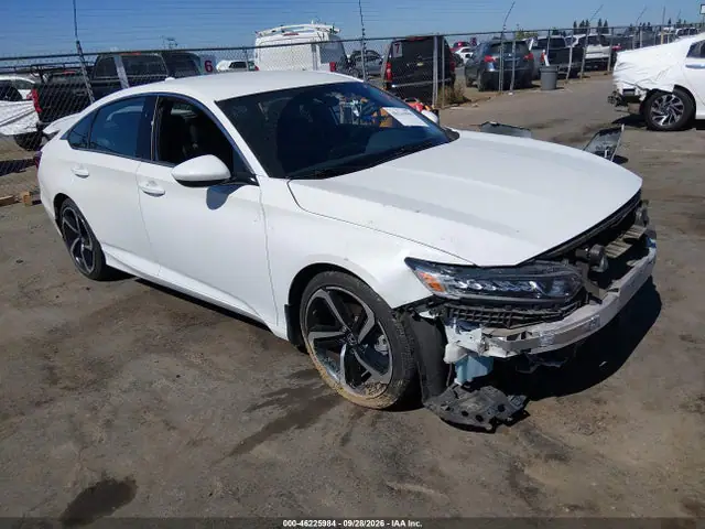1HGCV1F39KA073176 — 2019 Honda Accord, Передняя часть (Front End), фото до ремонта