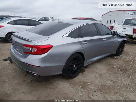 1HGCV1F36KA007054 — 2019 Honda Accord, фото 5 с аукциона IAAI, Боковая часть