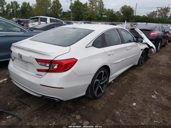 1HGCV1F33LA150822 — 2020 Honda Accord, фото 4 с аукциона IAAI, Передняя часть слева