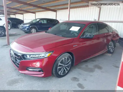 2020 Honda Accord Hybrid Ex-L VIN 1HGCV3F5XLA004236 фото 2