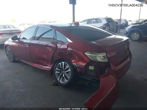 2020 Honda Accord Hybrid Ex-L VIN 1HGCV3F5XLA004236 фото 3