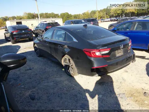 1HGCV1F39LA157824 — 2020 Honda Accord, фото 4 с аукциона IAAI, Передняя часть