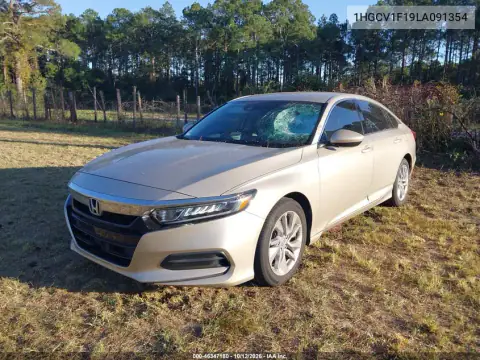 2020 Honda Accord Lx VIN 1HGCV1F19LA091354 фото 3