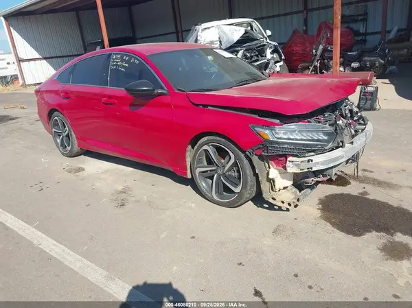1HGCV1F39MA067199 — 2021 Honda Accord, Передняя часть слева (Left Front), фото до ремонта