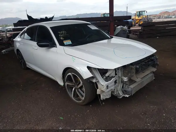 1HGCV1F38MA074256 — 2021 Honda Accord, Передняя часть (Front End), фото до ремонта