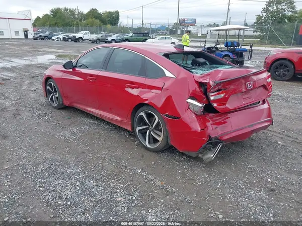 1HGCV1F35MA010773 — 2021 Honda Accord, фото 3 с аукциона IAAI, Задняя часть